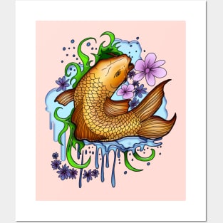 Koi Fish Posters and Art